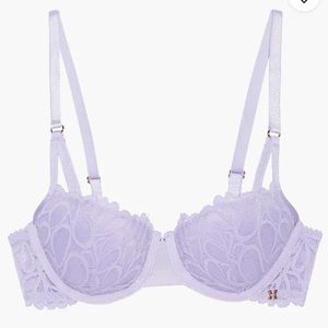 Savage X Fenty Lightly Lined Lace Balconette Bra